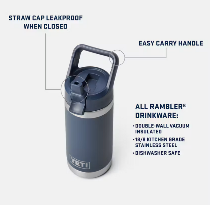 12 oz Rambler Jr Bottle | Wetland Camo| YETI