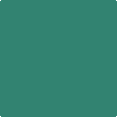 2041-30: Green Gables a paint color by Benjamin Moore avaiable at Clement's Paint in Austin, TX.