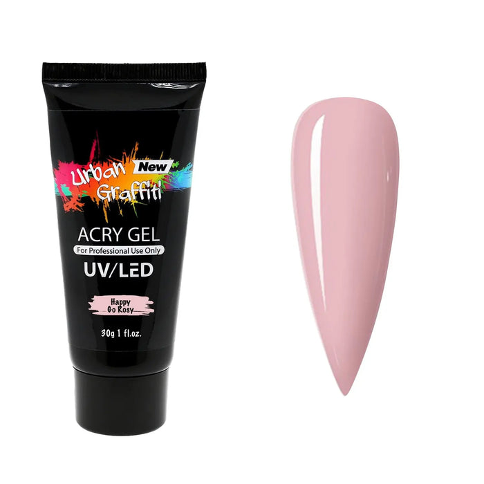 AcryGel Tube - Happy Go Rosy 30g Naio Nails