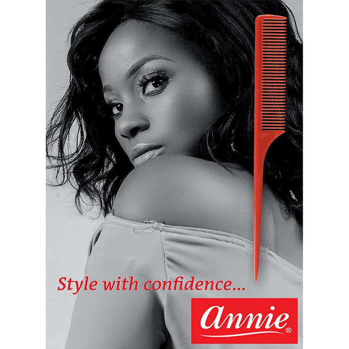 Annie Rat Tail Comb Set, 12 Count, Assorted Colors