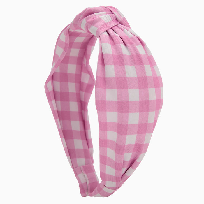 Azarhia Pink Check Headband