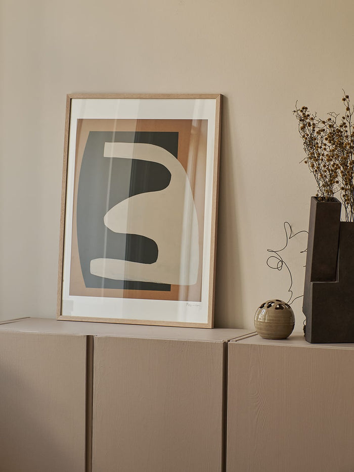 Beige on Black by Berit Mogensen Lopez