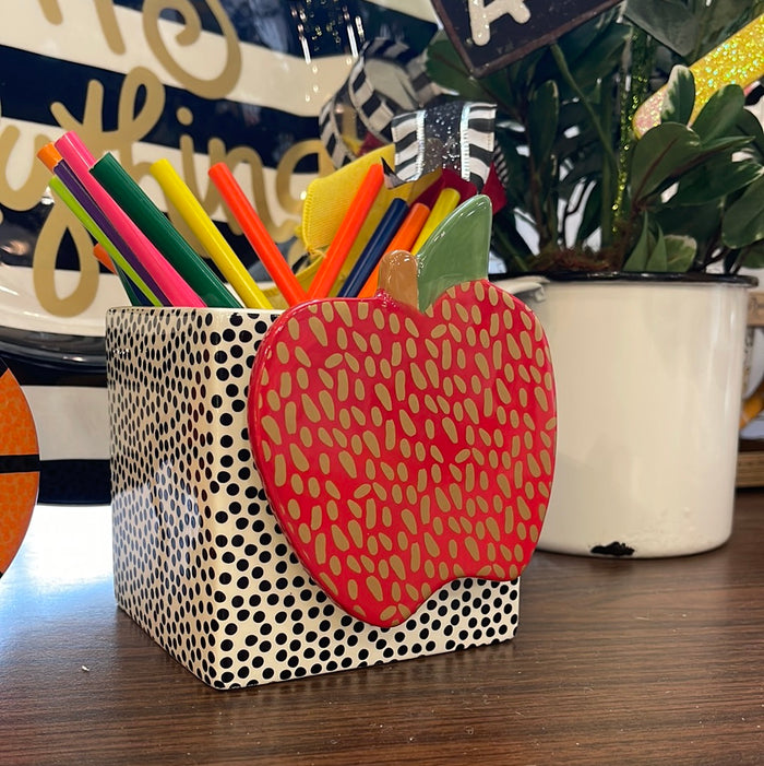 Black Mini Dot Small Nesting Cube by Happy Everything!