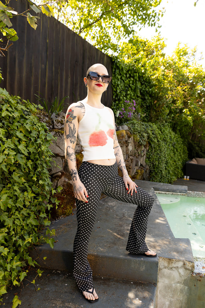 Black Polka Dot Alba Pant