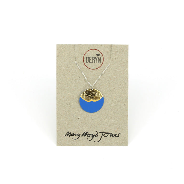 Blue Circle Necklace - Mary Lloyd Jones