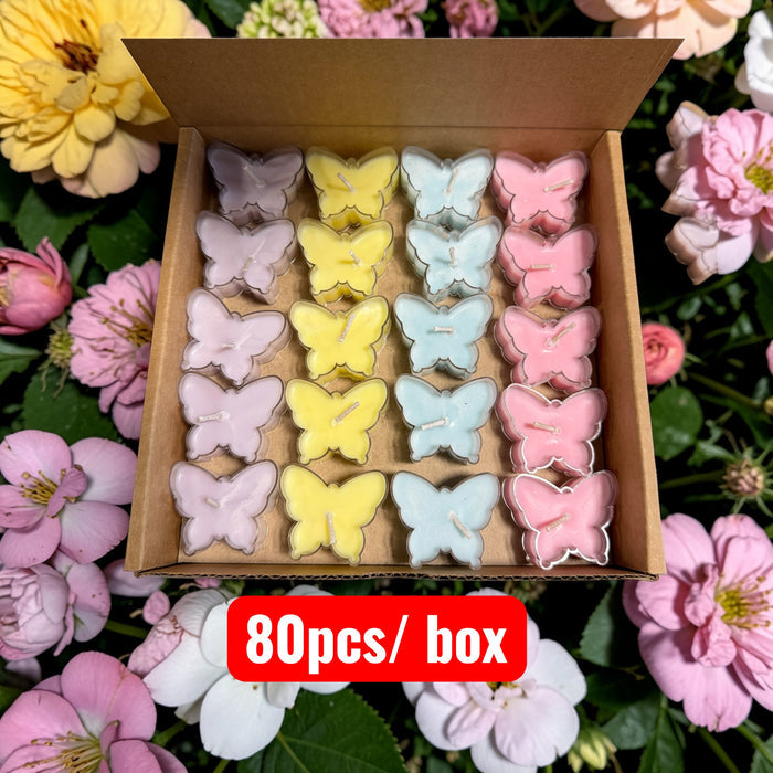 Butterfly Candle massage Pedicure - Spring Summer Candle 80pcs