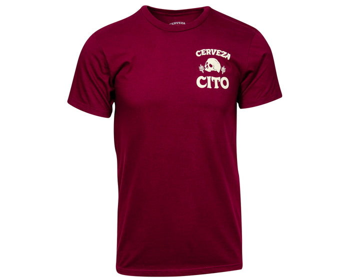 Cerveza Cito Tee - Burgundy