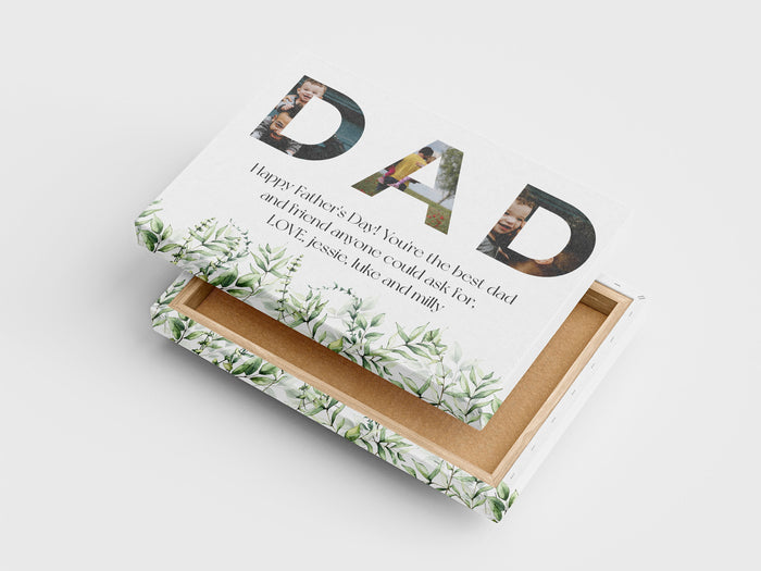 D A D Father's Day Canvas