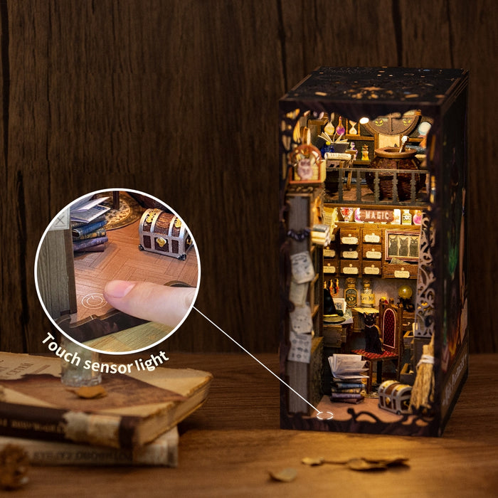 DIY Book Nook Kit: Magic Pharmacist with Dust Cover