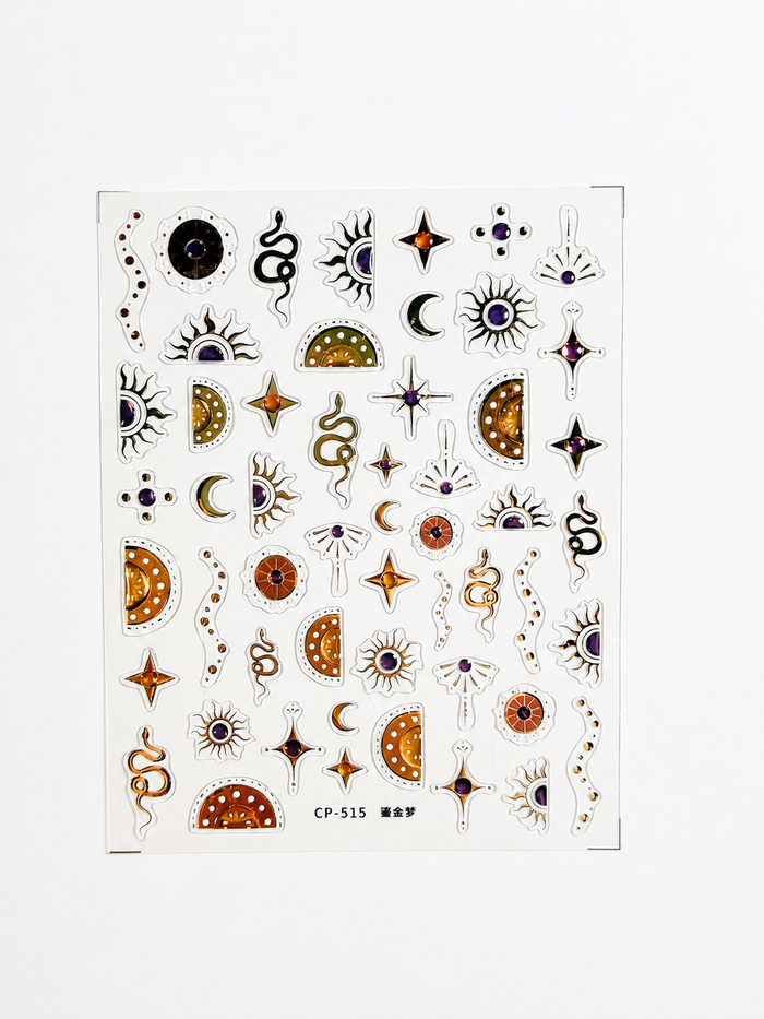 Ethereal Soleil Self Adhesive Decals | Lula Beauty