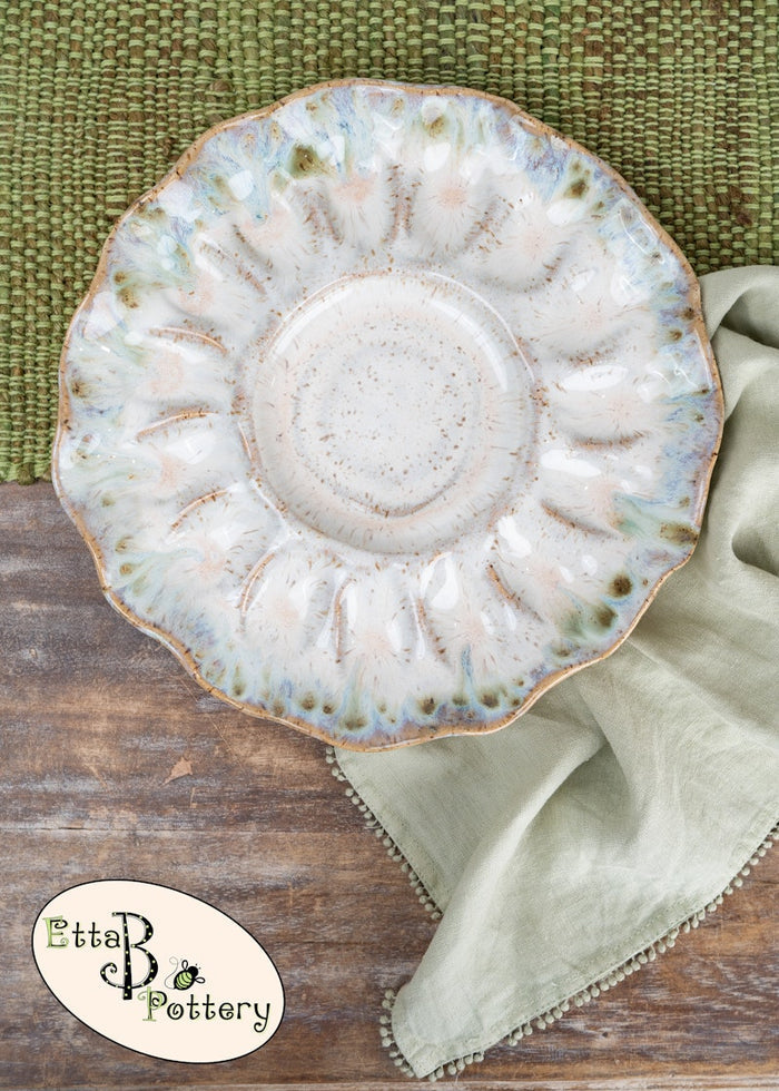 Etta B Pottery Handcrafted Egg Platter