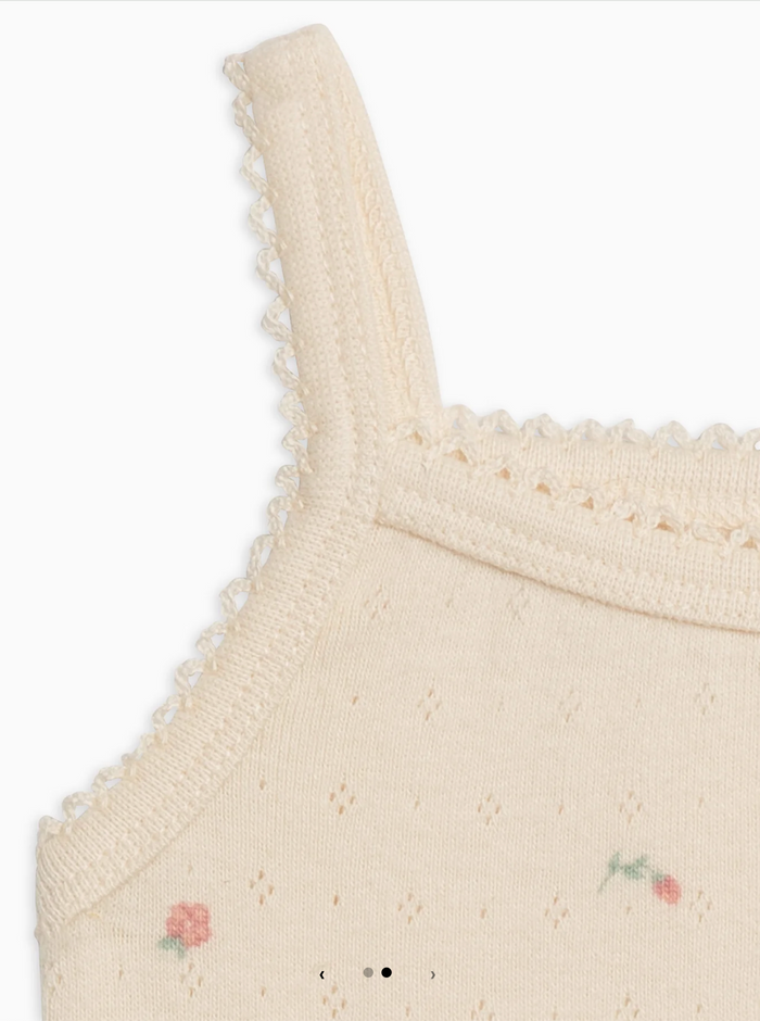 Eva Pointelle Tank Bodysuit