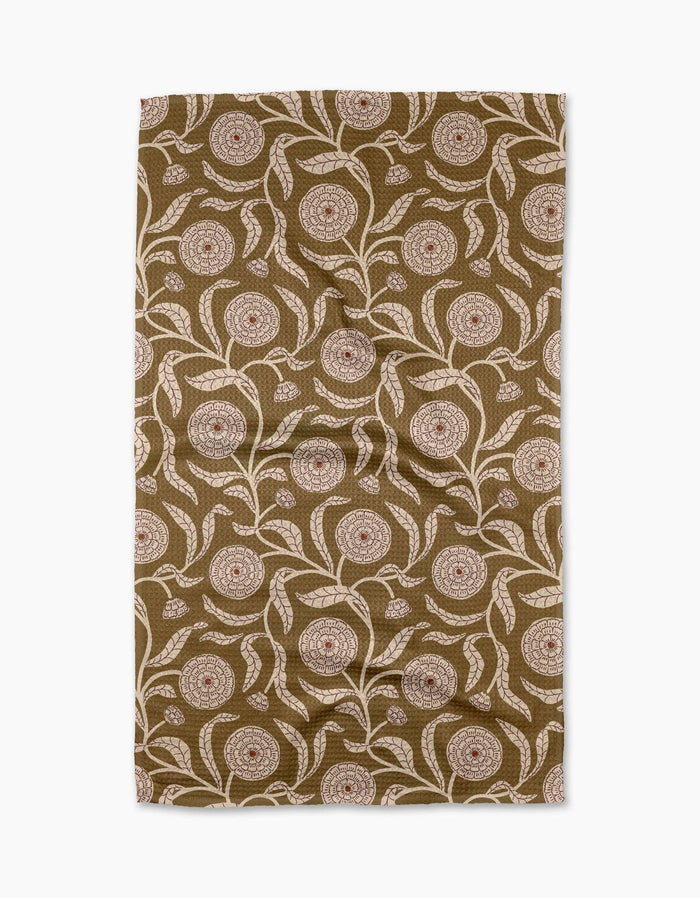 Falling Flowers Tea Towel - Olita Gifts & Goods