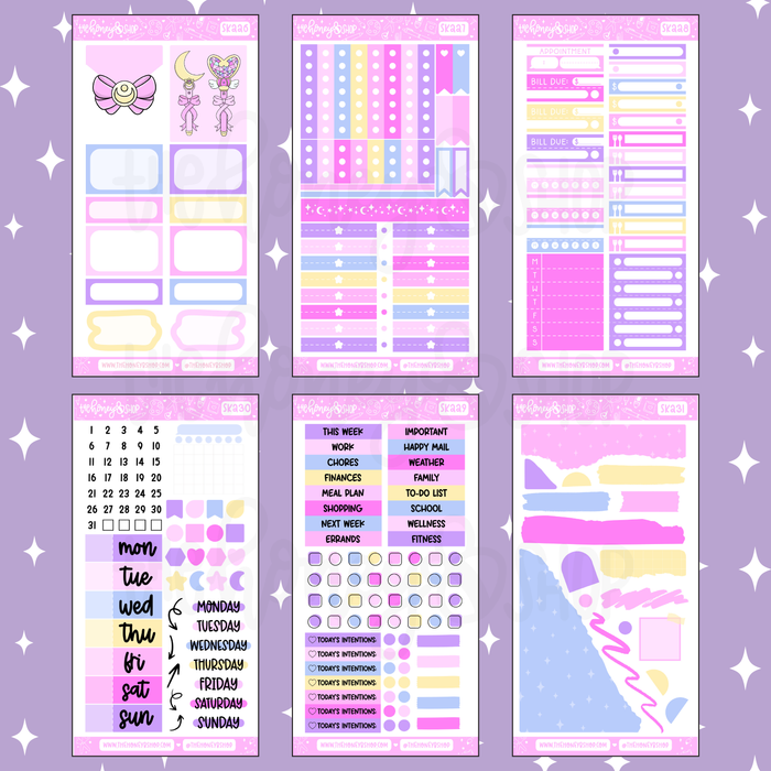 Fight Like A Girl 2.0 | 8 Page Weekly Kit | Choose your Skin Tone!