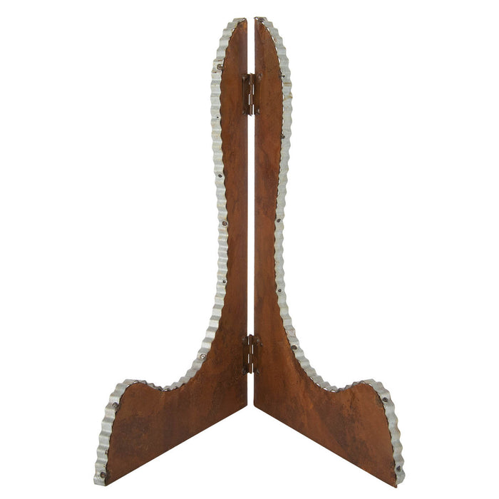Galvanized Rust Easel