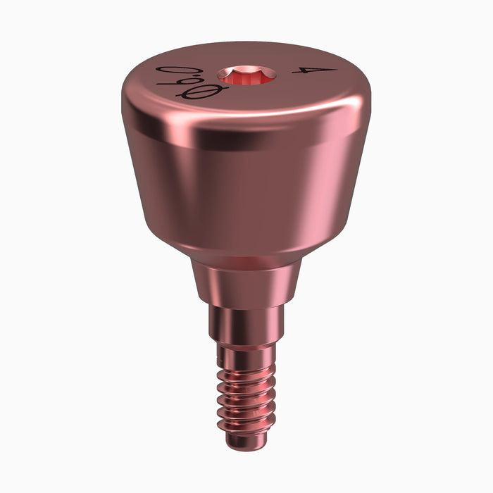 GENESIS ACTIVE™ Conical Healing Abutment, Flared, Ø6.0, H4.0mm