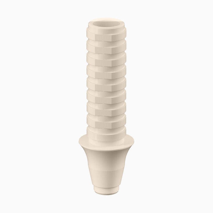 GENESIS ACTIVE™ Conical PEEK Temporary Abutment, Concave, Ø4.5, H2.0mm, Non-Engaging