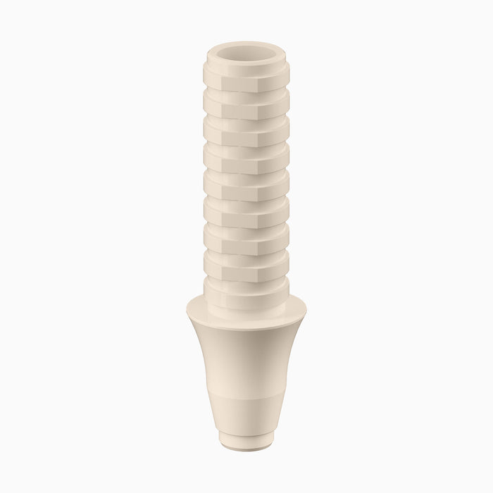 GENESIS ACTIVE™ Conical PEEK Temporary Abutment, Concave, Ø4.5, H3.0mm, Non-Engaging