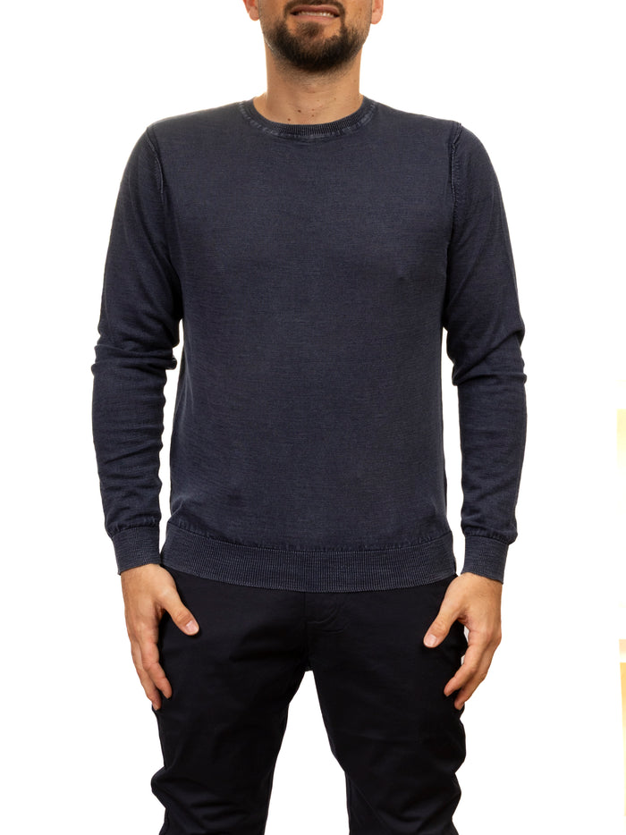 CENSURED girocollo cotone blu MMC247 TTC6-212