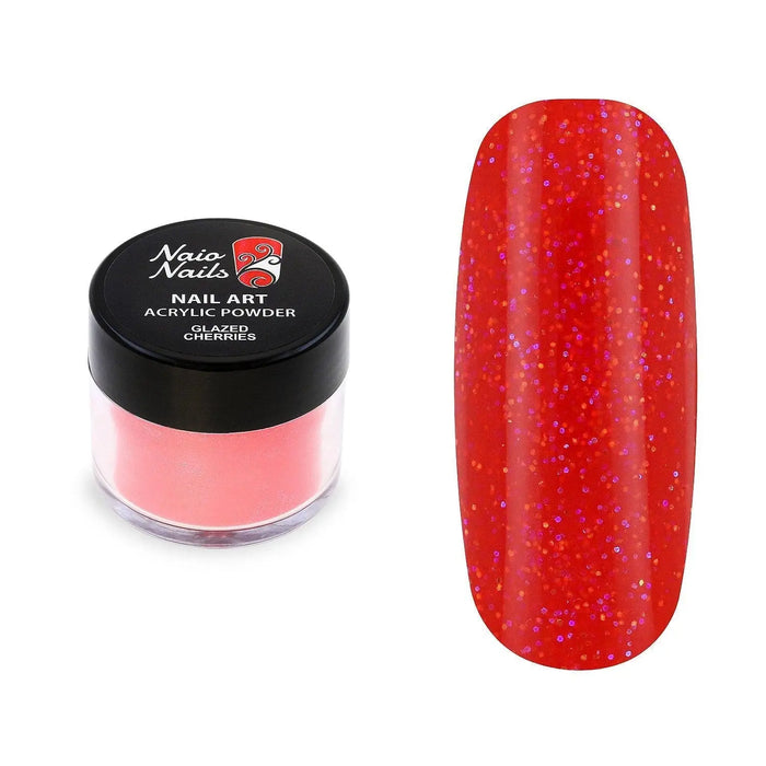 Glazed Cherries Shimmer Acrylic Powder - 12g Naio Nails