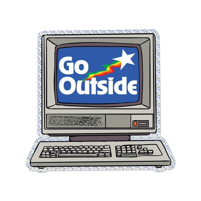 Go Outside Sticker