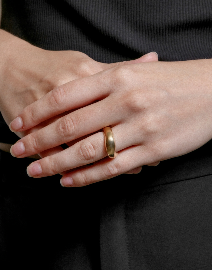 Gold Bulb Ring
