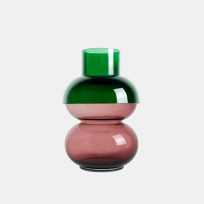 Green Pink Medium Bubble Vase