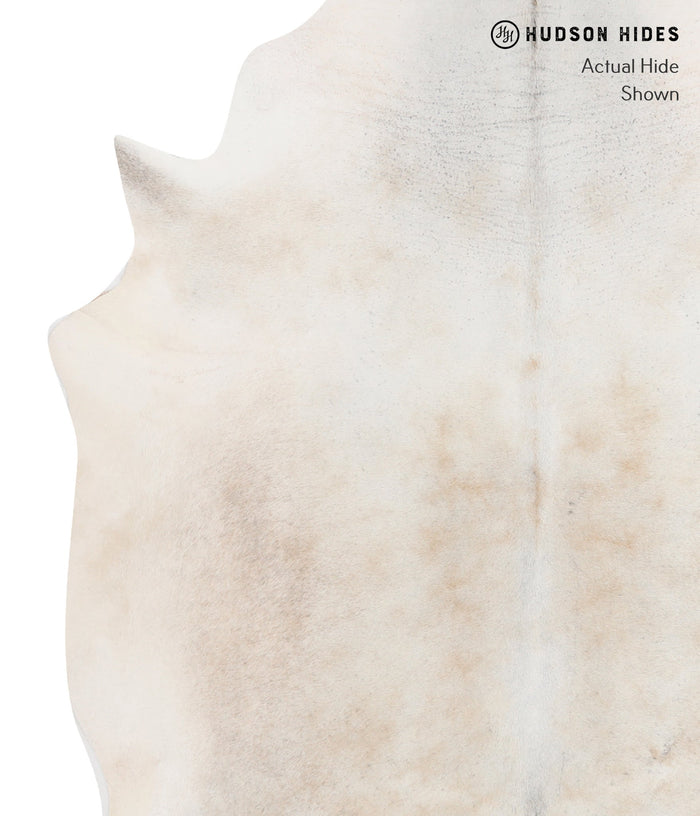 Grey with Beige Cowhide Rug #A10078