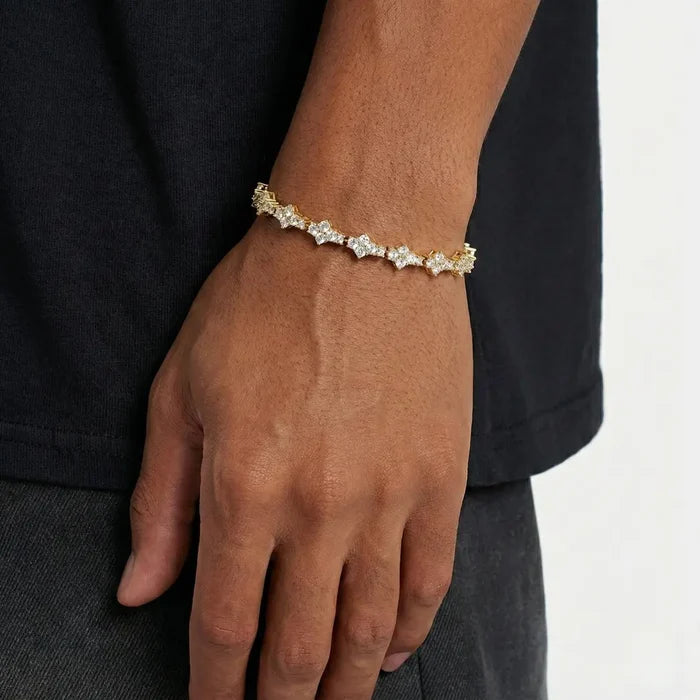 Honeycomb Bracelet - Gold