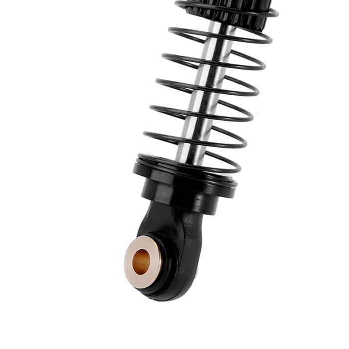 INJORA 53mm Threaded Oil Shocks for 1/18 Redcat Ascent18 - 4pcs black