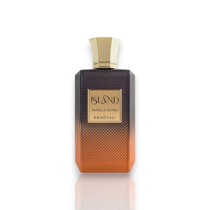 Khadlaj | Island | Vanilla Dunes | Unisex Fragrance | 100 ML 3.4 OZ | Eau De Parfum | Vanilla - Cinnamon & Cardamom