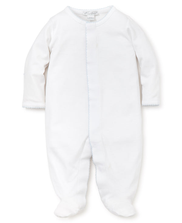 Kissy Basics Footie NEW-White/Lt. Blue