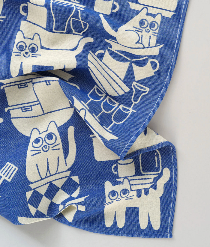 Kitchen Cats Tea Towel