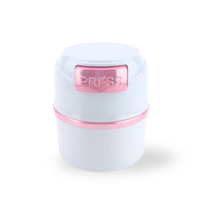 Lash Adhesive Storage Container - White & Rose Gold