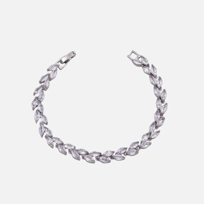 Leaf Bracelet - Silver