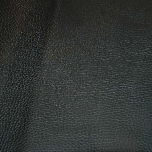 Leather - Rustic Thick Cow Black Pebble