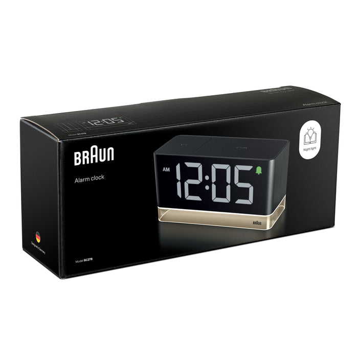 LED Digital Alarm Clock with Light