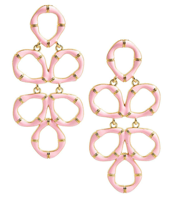 Lisi Lerch - Ginger Enamel Bamboo Earring - Findlay Rowe Designs