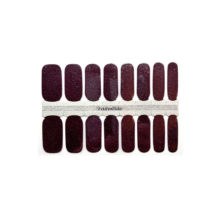 Marsala Glitter Nail Wraps SBNA (GLITTER)