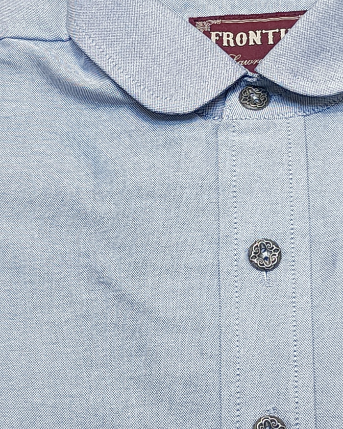 Men’s Dakota Shirt – Sky Mesa Textured Solid
