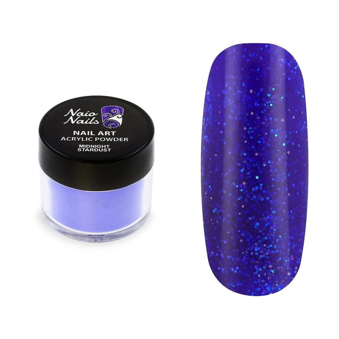 Midnight Stardust Shimmer Acrylic Powder - 12g Naio Nails