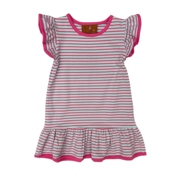 Millie Jay Khloe A/S Dress-Pink/Aqua
