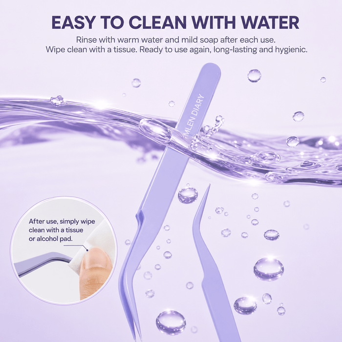 Mlen Diary Anti-Stick Fairy Tweezer ملقط ميلين دايري المضاد للالتصاق - Princess Cosmetics Qatar