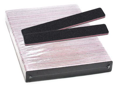 Nail Files Jumbo 50pc Black