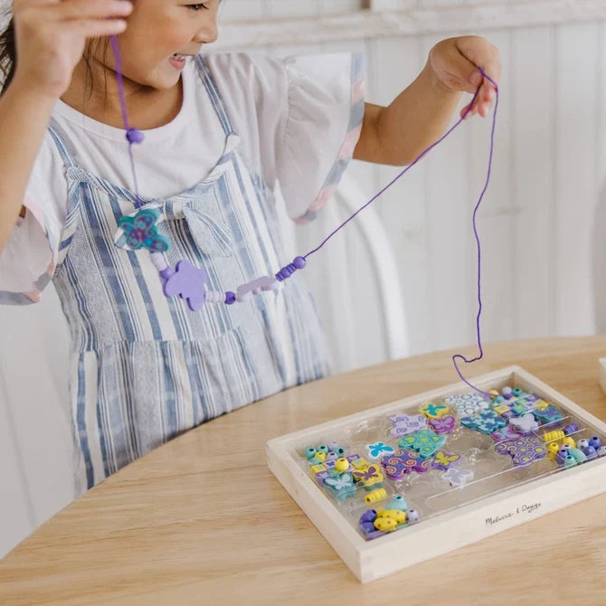 *NEW* Melissa & Doug Created by Me! Wooden Bead Kit - Butterfly Beads