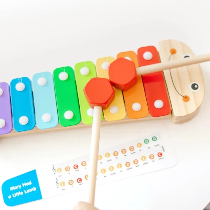 *NEW* Melissa & Doug Wooden Caterpillar Xylophone