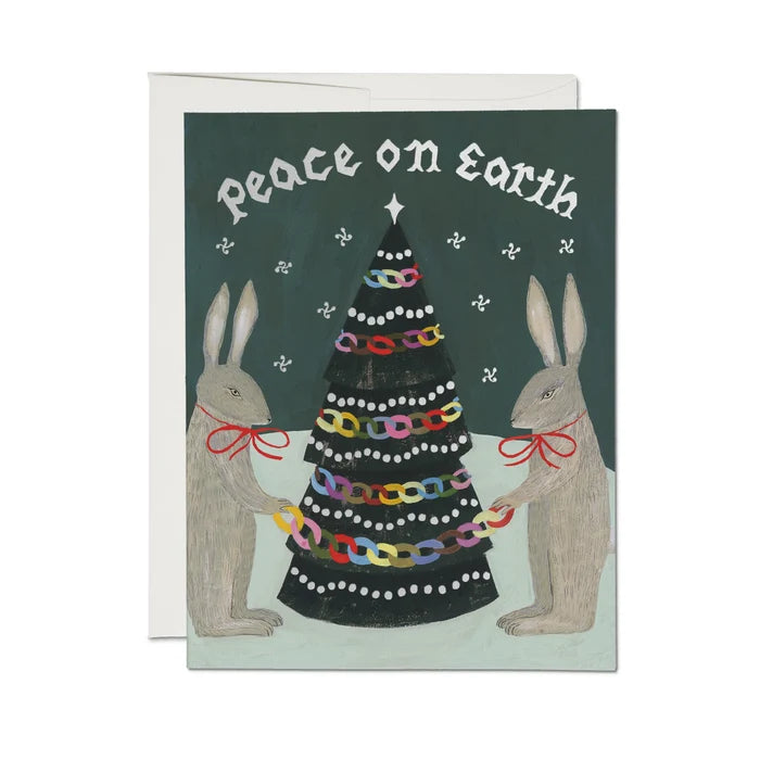 Peace Rabbits Card