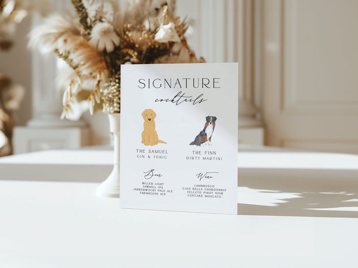 Pet Cocktails Sign