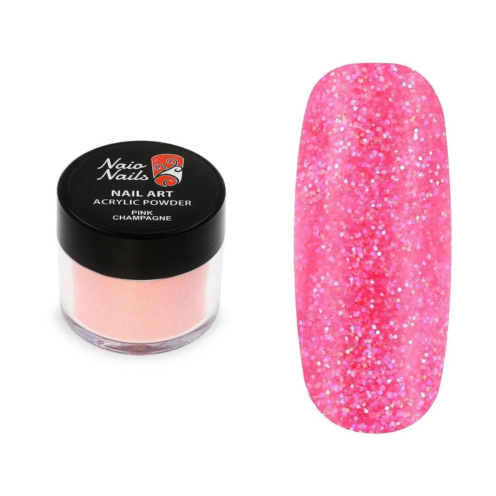 Pink Champagne Shimmer Acrylic Powder - 12g Naio Nails