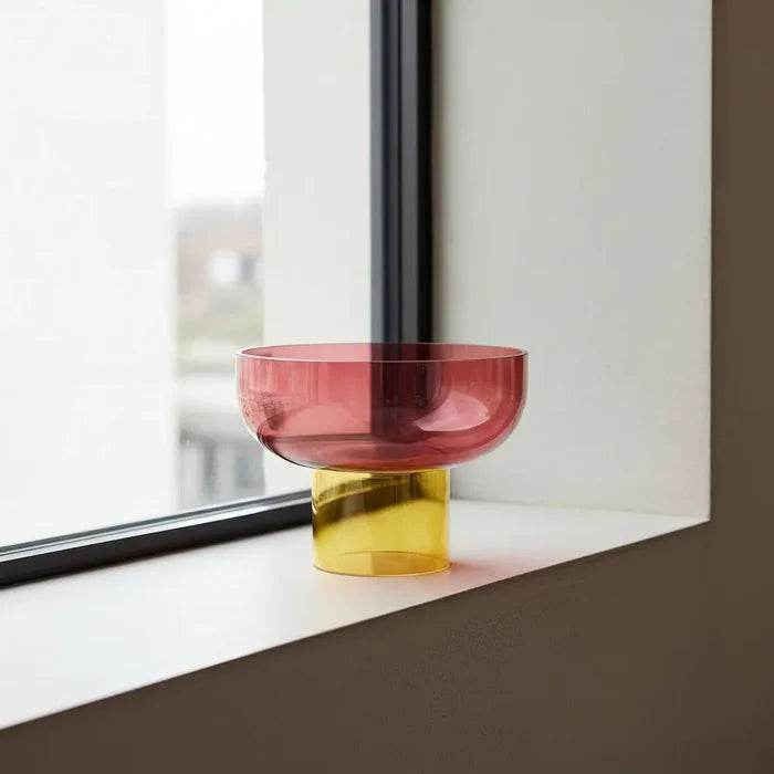 Pink Yellow Tip Top Bowl